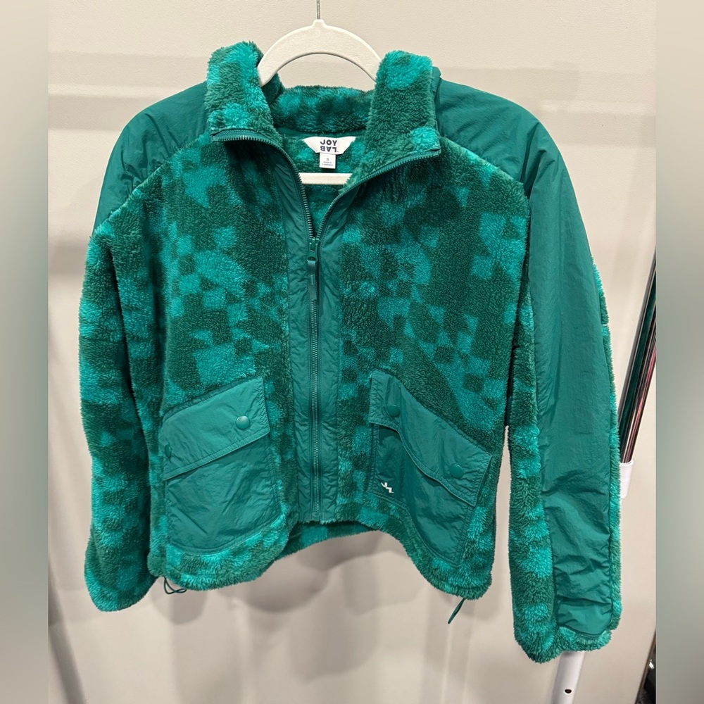 JoyLab Teal Fleece Jacket
